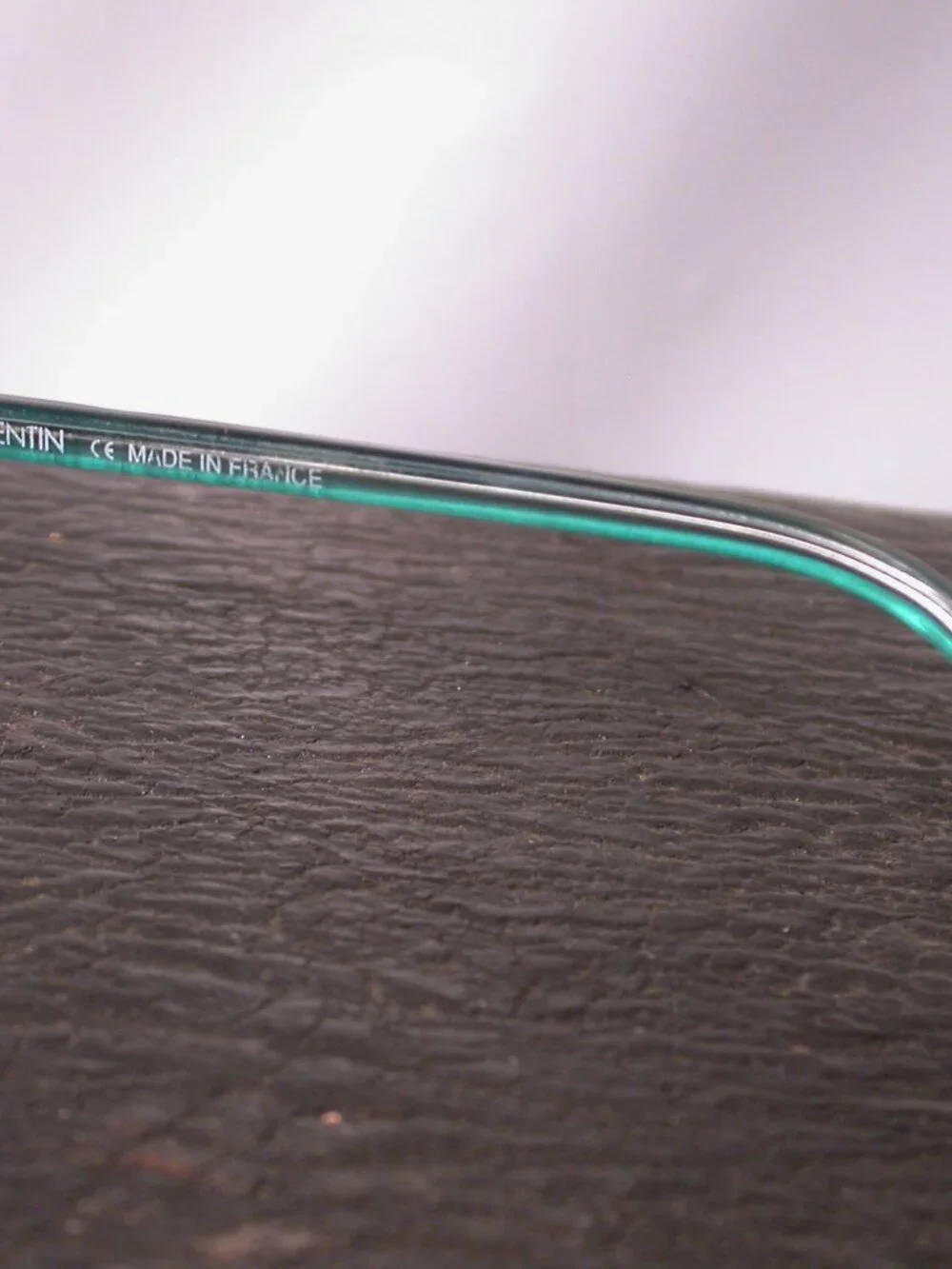 Authentic Anne et Valentin Lunettes Amber Green Eyeglasses Made in France